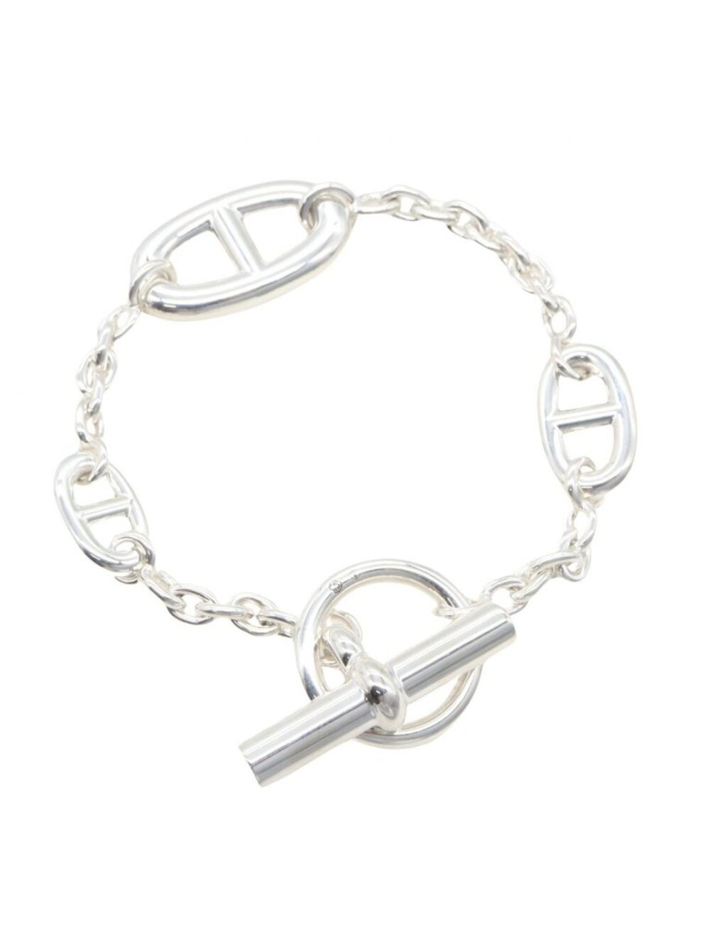 Hermes Bracelet Chaine D'ancre Farandole 14.5 925 Sterling Silver